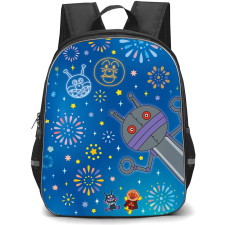 Anpanman Backpack StudentPack - Anpanman Fireworks Background