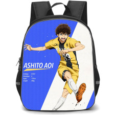 Aoashi Aoi Ashito Backpack School Bag StudentPack - Aoi Ashito Information Portrait Poster