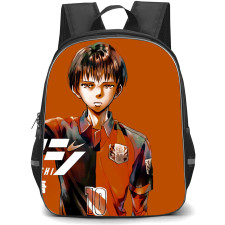 Aoashi Ren Kitano Backpack School Bag StudentPack - Ren Kitano Fierce Portrait In Brown Background