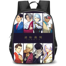 Apollo Justice Ace Attorney Trilogy Backpack StudentPack - Characters Collage Poster