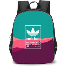 Adidas Backpack School Bag StudentPack - Adidas Logo On Colorful Minimalist Background