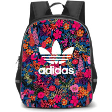 Adidas Backpack School Bag StudentPack - Adidas Logo On Blue And Bright Pink Ciara Liberty Tana Lawn Background