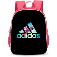 Adidas Backpack School Bag StudentPack - Adidas Colorful Logo On Black Background