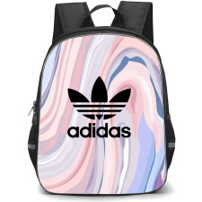Adidas Backpack School Bag StudentPack - Adidas Logo On Marble Pattern Background