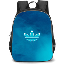 Adidas Backpack School Bag StudentPack - Adidas Trefoil Logo On Blue Background