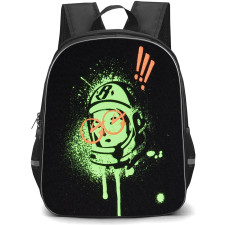 Billionaire Boys Club Backpack StudentPack - Billionaire Boys Club Astronaut Melting On Black Background