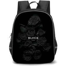 Blvck Paris Backpack StudentPack - Blvck Paris Logo On Black Rose Background