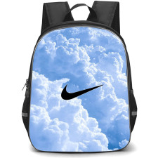 Nike Backpack School Bag StudentPack - Nike Logo On Cloud Background