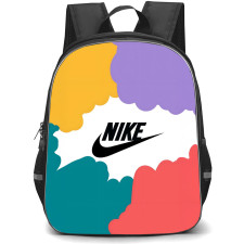 Nike Backpack School Bag StudentPack - Nike Logo On Coloful Minimalist Background