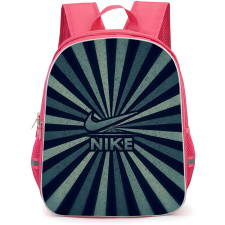 Nike Backpack School Bag StudentPack - Nike Logo On Retro Sunburst Background