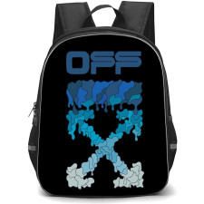 Off-White Backpack Student Pack - Dripping Blue Logo