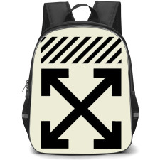 Off-White Backpack Student Pack - Off Logo In Beige Background