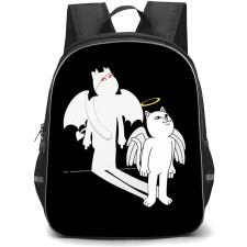 Apparel Ripndip Backpack School Bag StudentPack - Apparel Ripndip Angel Devil Shadow Cat Poster
