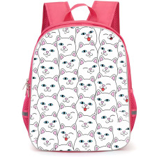 Apparel Ripndip Lord Nermal Backpack School Bag StudentPack - Lord Nermal Cat Pattern Art Poster