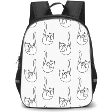 Apparel Ripndip Lord Nermal Backpack School Bag StudentPack - Lord Nermal Pattern Art Poster
