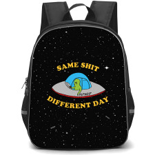 Apparel Ripndip Backpack School Bag StudentPack - Apparel Ripndip Same Shit Different Day UFO Poster