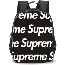 Supreme Backpack Student Pack - Series Logo Pattern In Gray Background