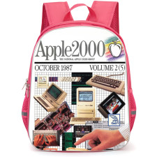 Apple Mac Backpack School Bag StudentPack - Apple Ad 1987 Device Collage