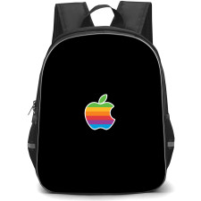 Apple Mac Backpack School Bag StudentPack - Apple Rainbow Style Logo Sticker Art