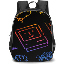 Apple Mac Backpack School Bag StudentPack - Macintosh Dynamic Pixel Art