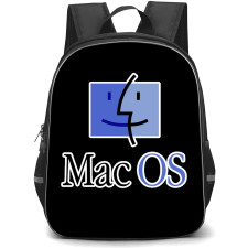 Apple Mac Backpack School Bag StudentPack - Mac OS Logo Sticker Art