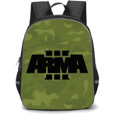 Arma Backpack School Bag StudentPack - Arma 3 Game Camo Poster