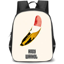 Andy Warhol Backpack School Bag StudentPack - Andy Warhol Velvet Underground Banana Pop Art Illustration Poster