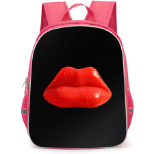 Salvador Dali Backpack School Bag StudentPack - Salvador Dali Face Of Mae West Red Lips Surrealist Poster