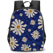 Burga Art Pattern School Backpack StudentPack - Burga Artclass Daisy Flower Pattern Art Poster