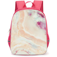 Burga Art Pattern Backpack StudentPack - Burga Berry Sorbet Poster