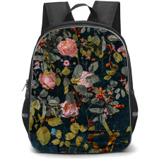 Burga Art Pattern School Backpack StudentPack - Burga Bloomy Garden Pattern Art Poster