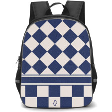 Burga Art Pattern Backpack StudentPack - Burga Check And Mate Pattern Art Poster