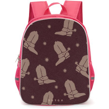 Burga Art Pattern Backpack StudentPack - Burga Howdy Pattern Art Poster