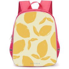 Burga Art Pattern Backpack StudentPack - Burga Lemon Tart Art Poster