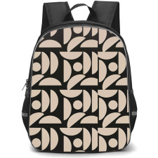 Burga Art Pattern School Backpack StudentPack - Burga Moonlight Pattern Art Poster