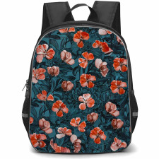 Burga Art Pattern School Backpack StudentPack - Burga No Rain No Flowers Art Poster
