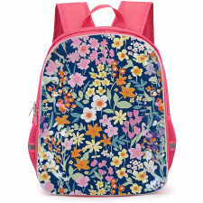 Casely Art Pattern School Backpack StudentPack - Casely Full Bloom Navy Floral Poster