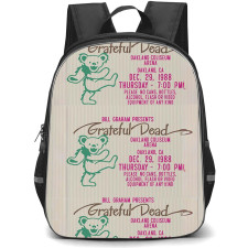 Casely Art Pattern School Backpack StudentPack - Casely Grateful Dead Vintage Poster