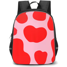 Coconut Lane Art Pattern School Backpack StudentPack - Coconut Lane Abstract Pink And Red Art Poster