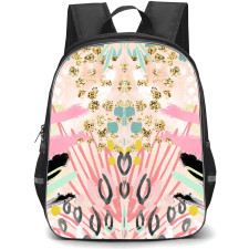 Coconut Lane Art Pattern School Backpack StudentPack - Coconut Lane Abstract Vibes Art Poster