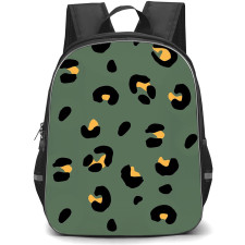 Coconut Lane Art Pattern School Backpack StudentPack - Coconut Lane Khaki Leopard Art Poster