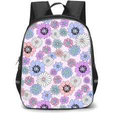 Coconut Lane Art Pattern School Backpack StudentPack - Coconut Lane Pastel Flower Poster