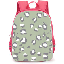 Coconut Lane Art Pattern School Backpack StudentPack - Coconut Lane Sage Leopard Art Poster
