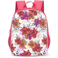 Floral Pattern Art School Backpack StudentPack - Floral Pattern Artful Pattern Art Poster
