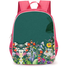 Floral Pattern Art School Backpack StudentPack - Floral Pattern Butterfly Garden Poster