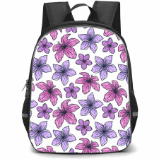 Floral Pattern Art School Backpack StudentPack - Floral Pattern Hawaii Flower Poster