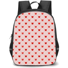 Heart Pattern School Backpack StudentPack - Heart Pattern Seamless Pattern With Hearts Poster