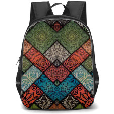 Mandala Pattern School Backpack StudentPack - Mandala Pattern Abstract Design Art Poster