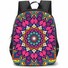 Mandala Pattern School Backpack StudentPack - Mandala Pattern Eternal Harmony Art Poster