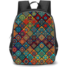 Mandala Pattern School Backpack StudentPack - Mandala Pattern Flower Texture Poster